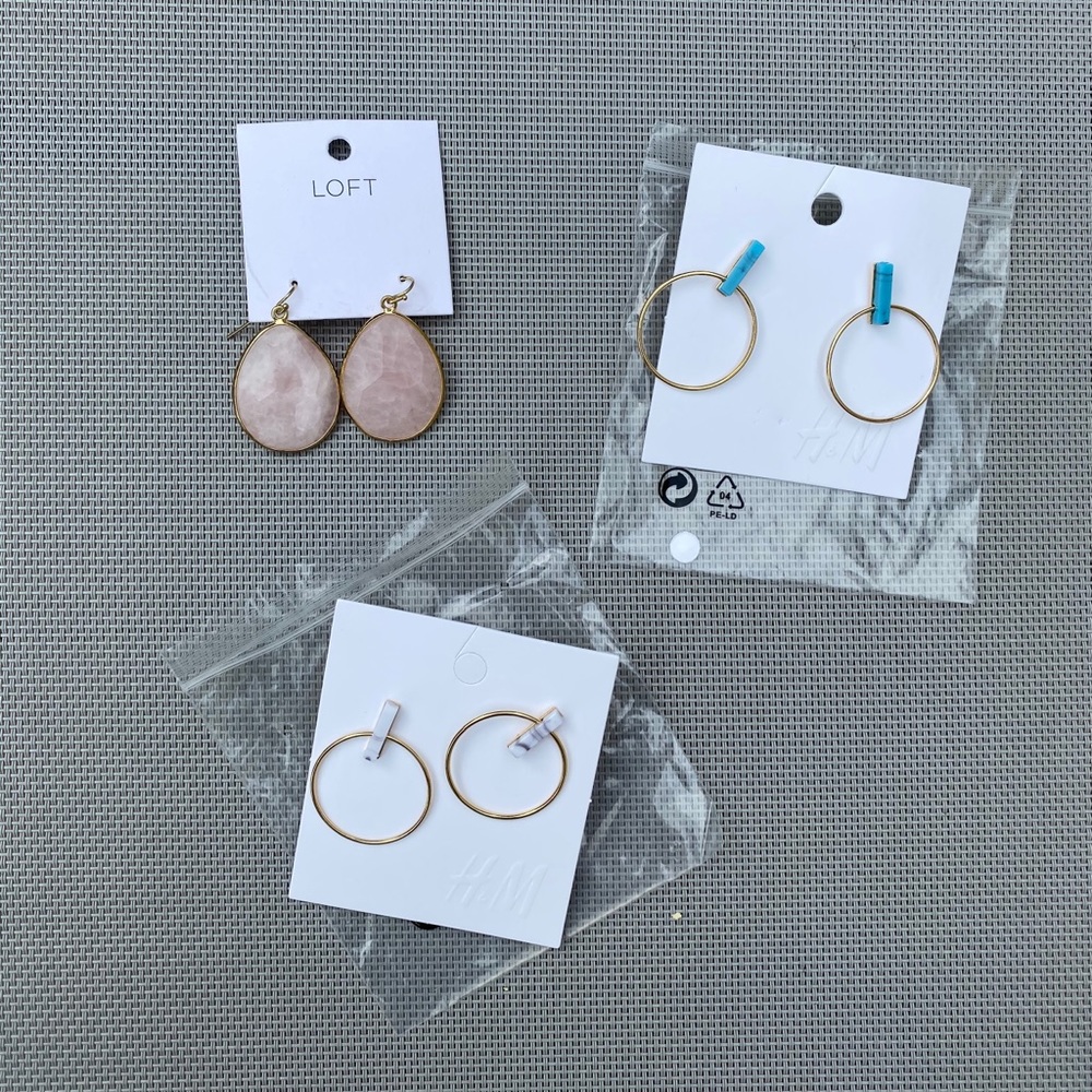 NWT - Set of 3 Pairs of Earrings